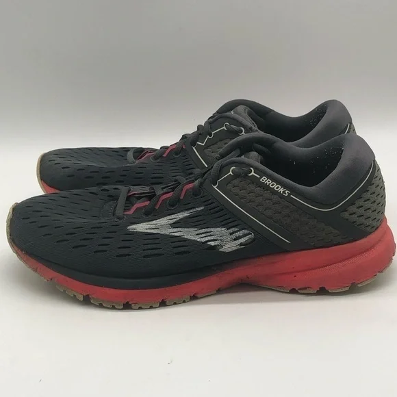 Brooks Running Shoes Women's 11  Ravenna 9 Pink Gray Lace Up Athletic Sneakers - Picture 3 of 8